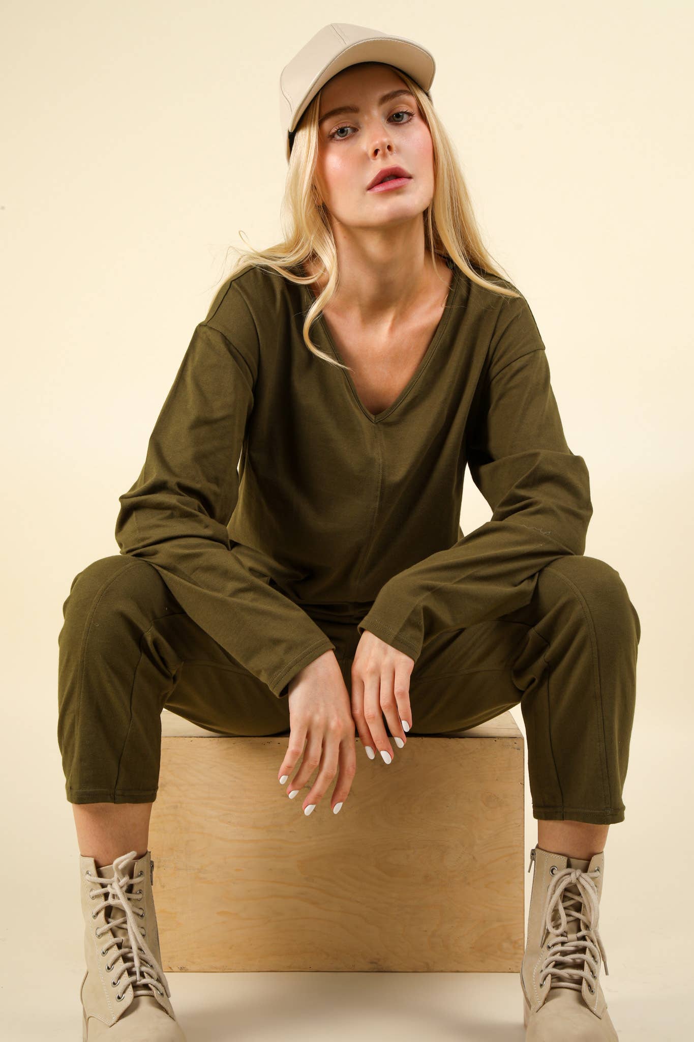 Lily's Long Sleeve Comfy Jumpsuit