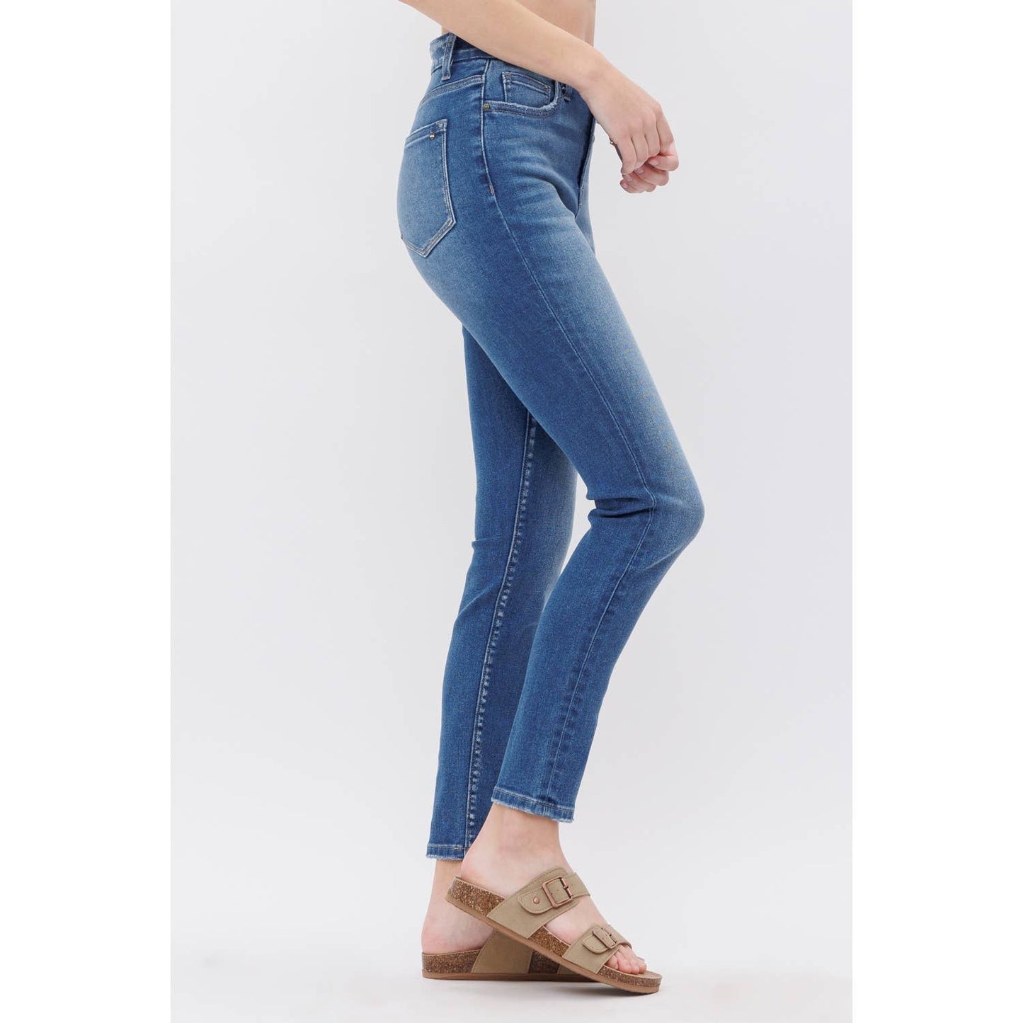 Artemis Medium Blue High Rise Skinny Jeans