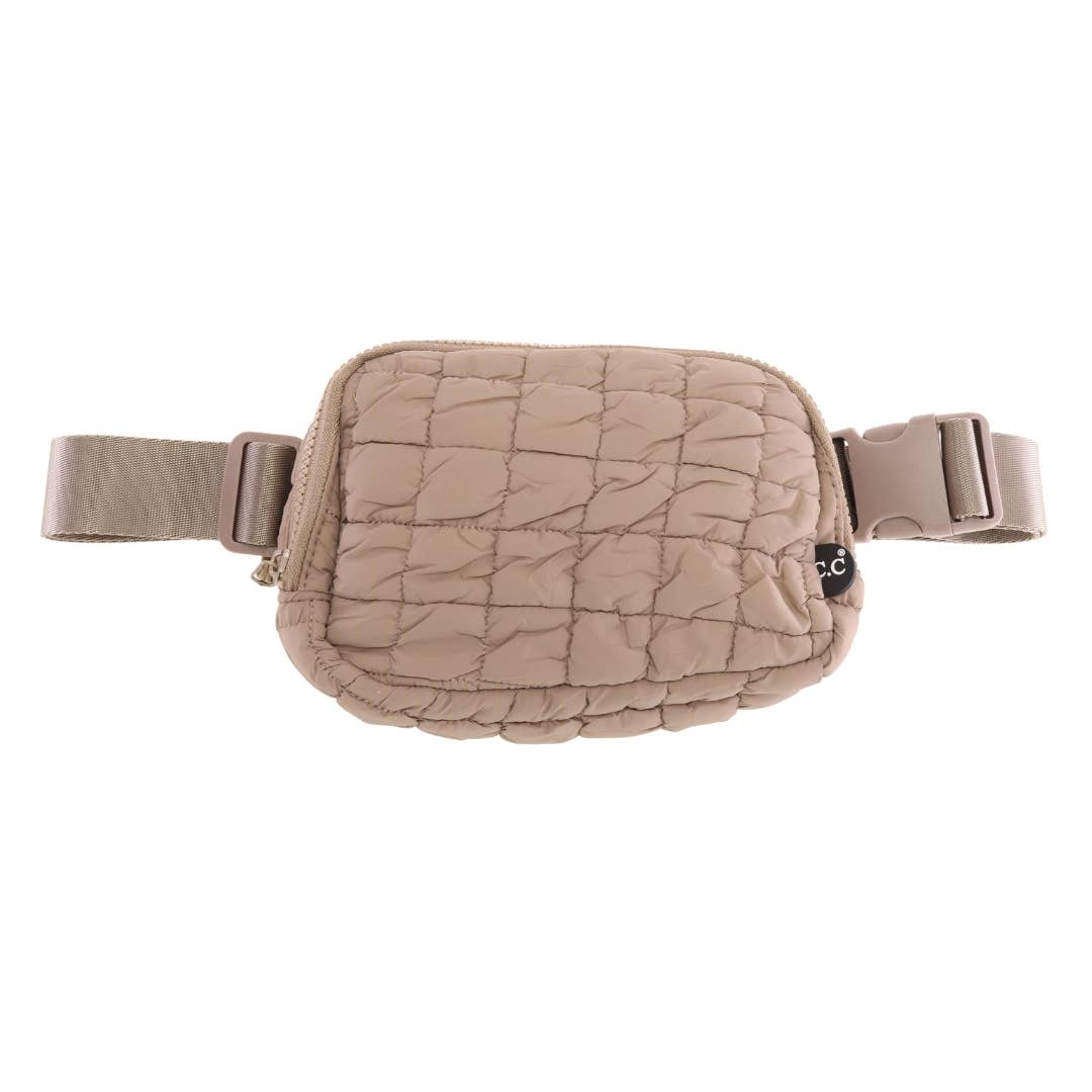 Quilted Puffer Women's C.C Belt Bag