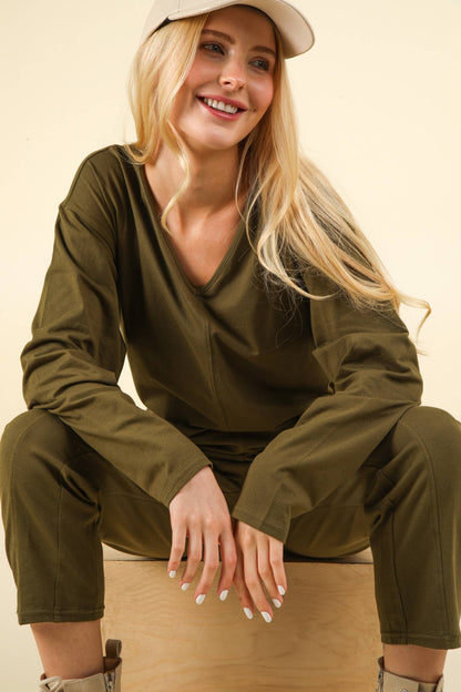 Lily's Long Sleeve Comfy Jumpsuit