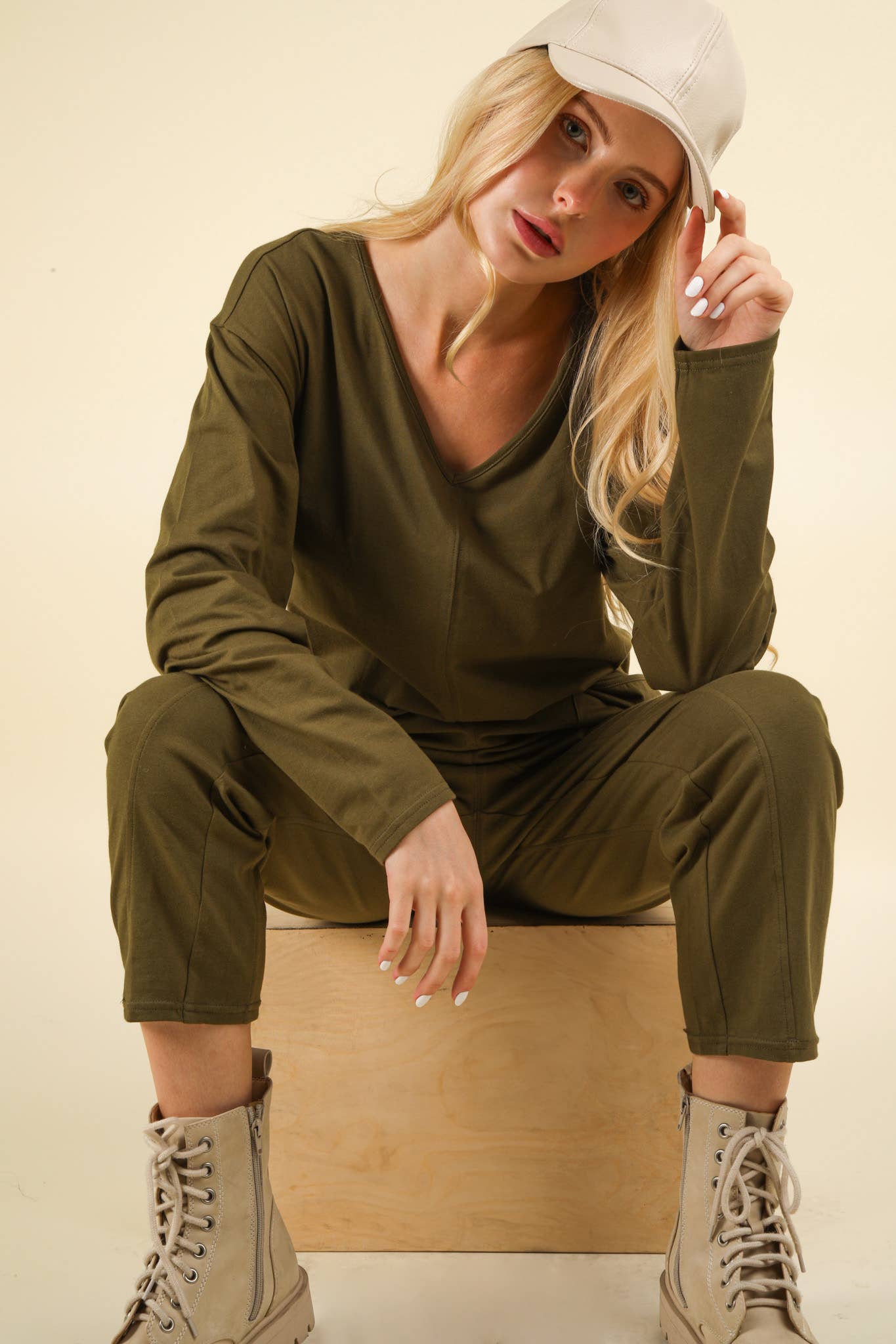 Lily's Long Sleeve Comfy Jumpsuit