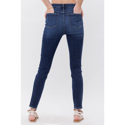 Micalet Dark Blue High Rise Skinny Jeans