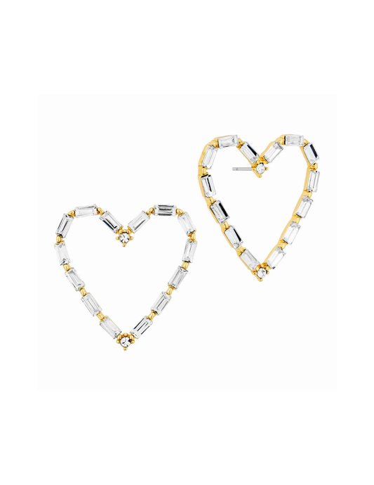 Ivy's Gold Heart Studs
