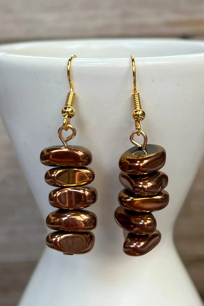 Blair Earrings Bronze