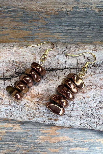 Blair Earrings Bronze