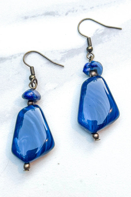 Diana Earrings Blue