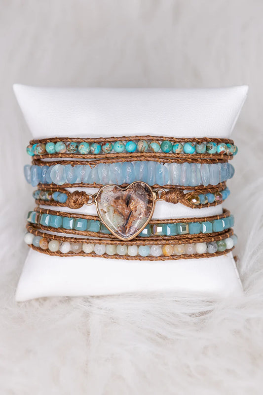 Heart Wrap Bracelet