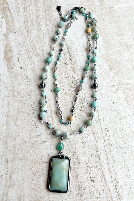 Lexi Necklace Amazonite