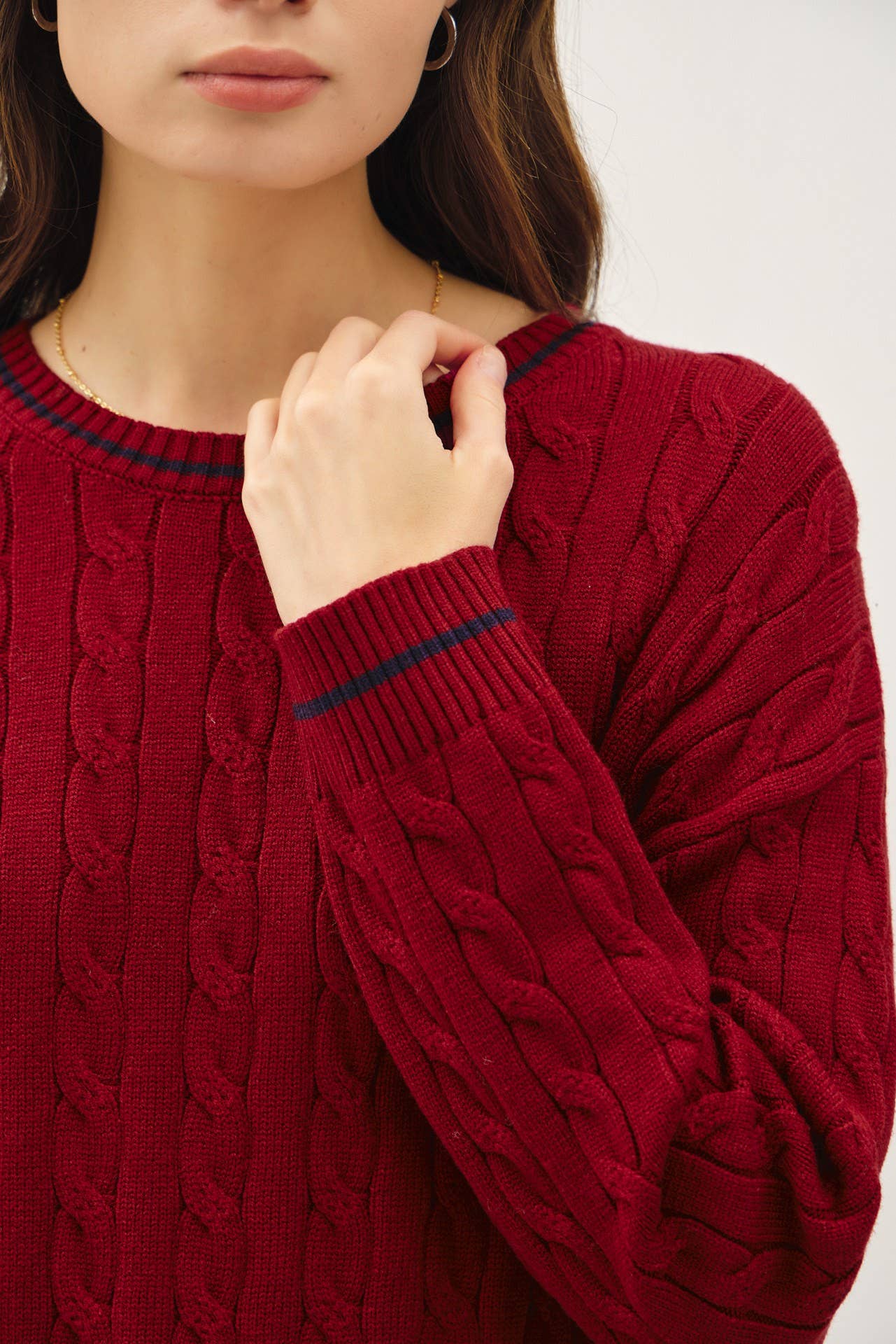 Victoria's Chunky Cable Knit Sweater