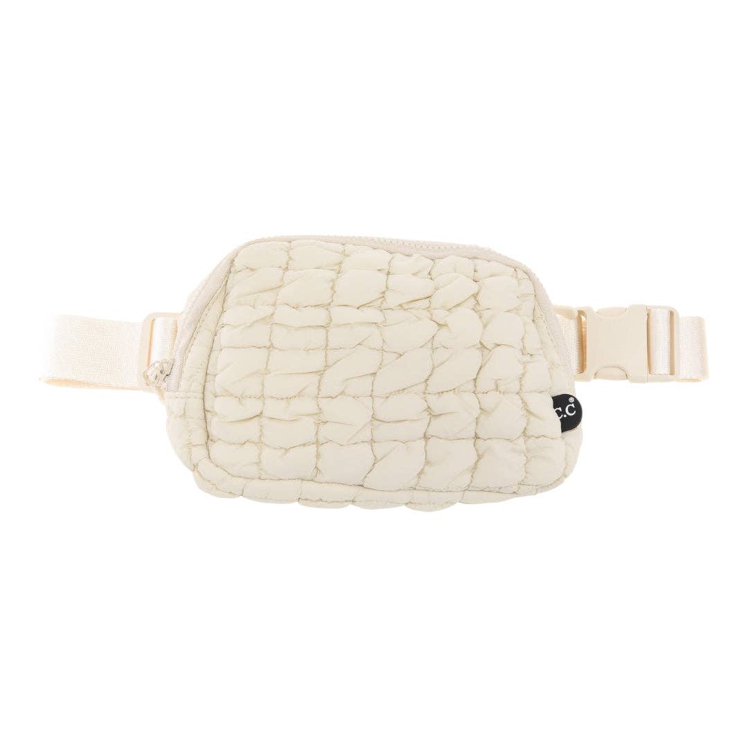 Quilted Puffer Women's C.C Belt Bag