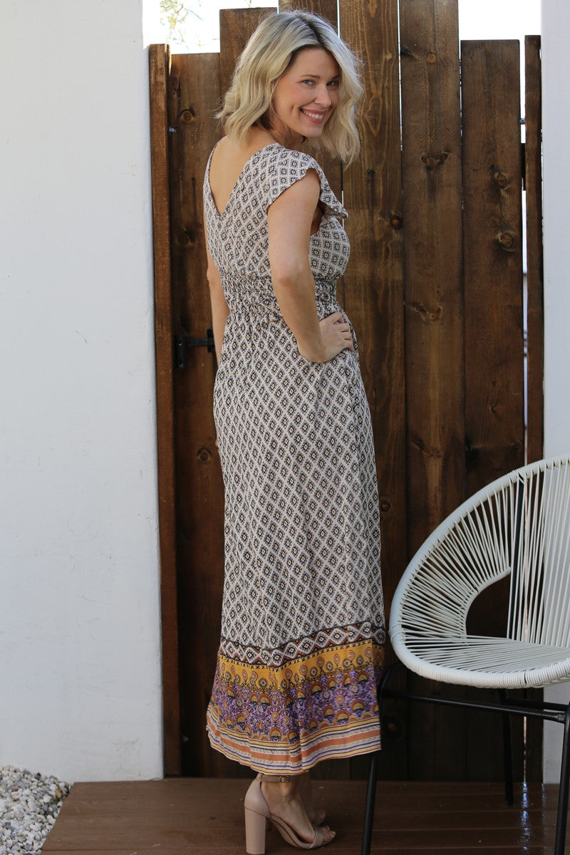 Breanna Cream Boho Dress