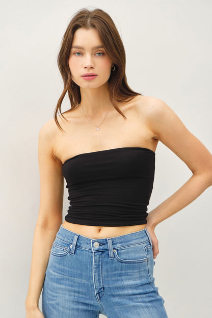 Bree's Basic Bandeau Crop Top