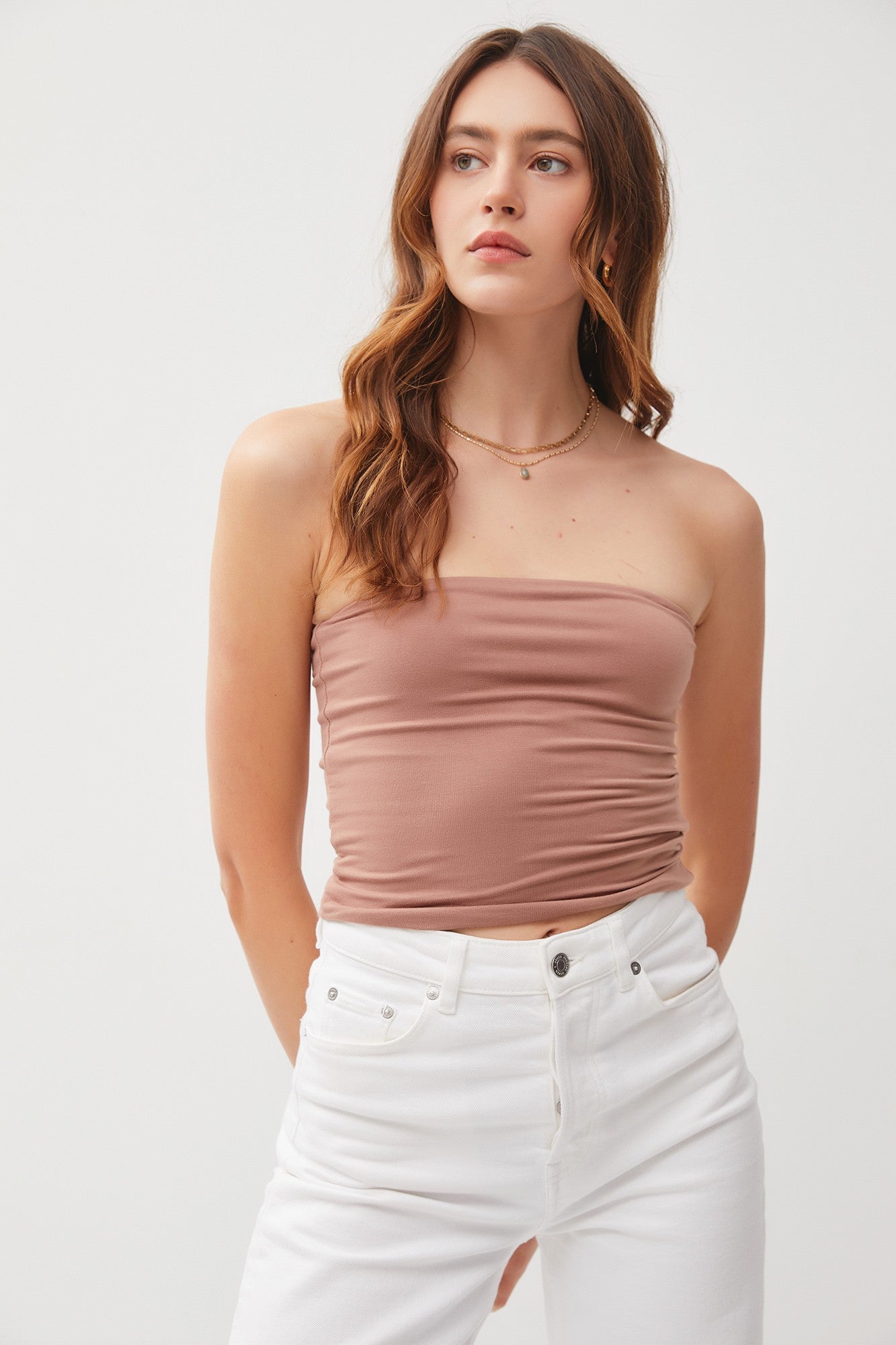 Bree's Basic Bandeau Crop Top