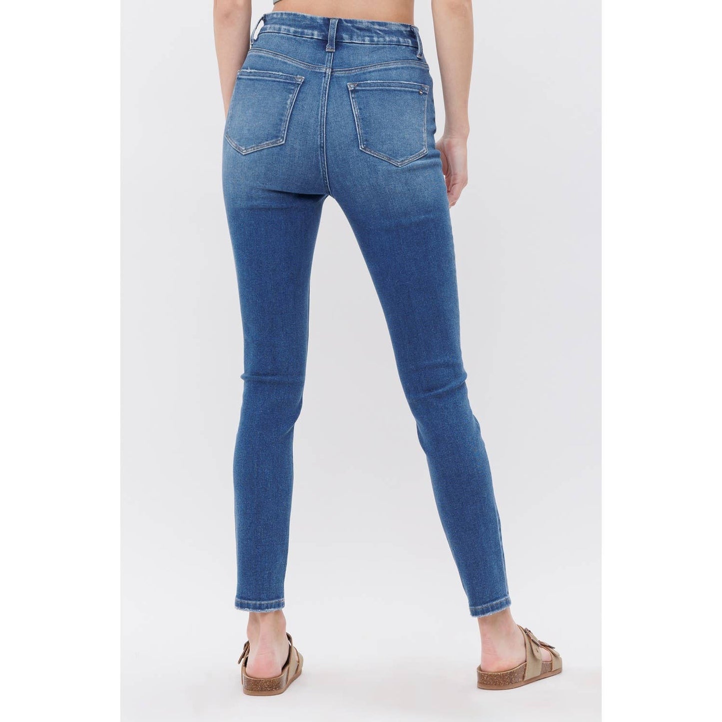 Artemis Medium Blue High Rise Skinny Jeans