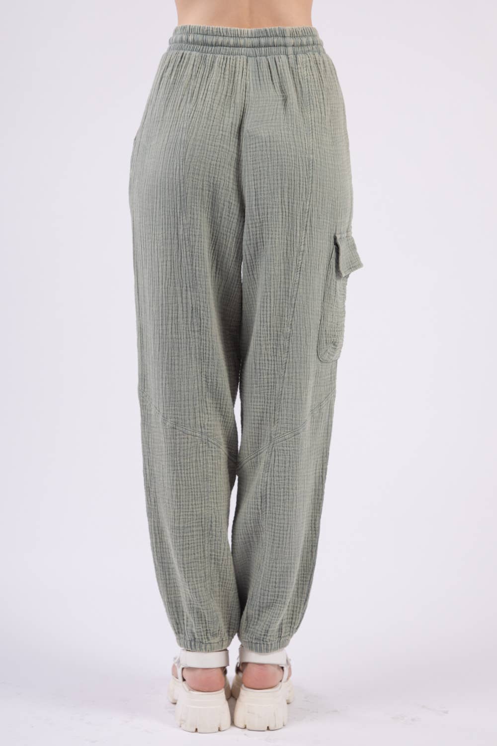 Nina's Woven Gauze Cargo Pant