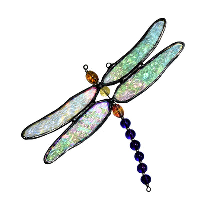 Stained Glass Dragonfly Suncatcher