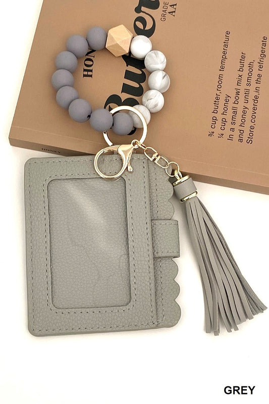 Romy's Beaded Keychain Wallet