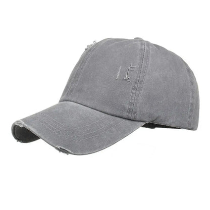 BB Distressed Ponytail Cap