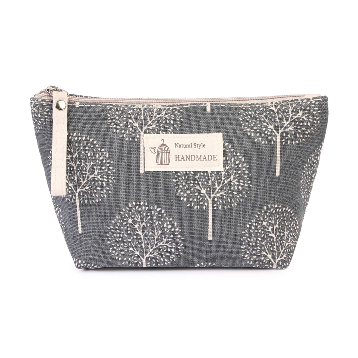 Tree Printed Cosmetic Bag